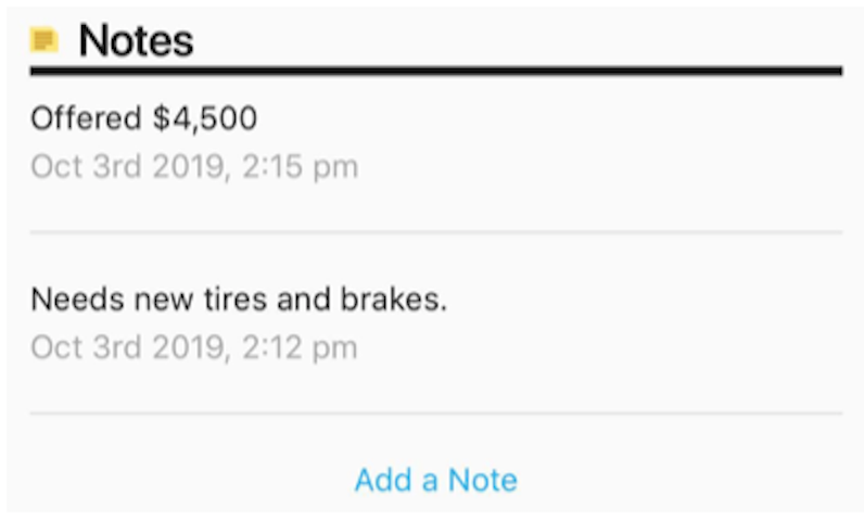 Notes Appraisal Bottom