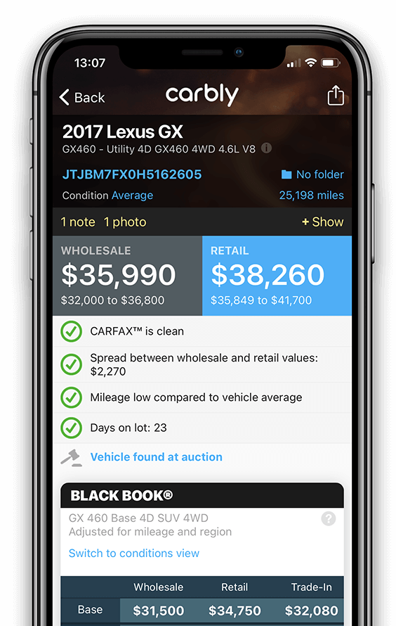 Appraisal screenshot