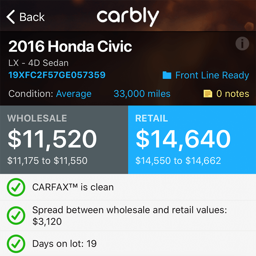 Case study Carbly screenshot