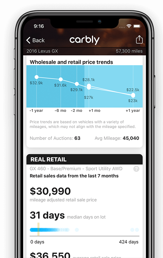 Valuation detail screenshot