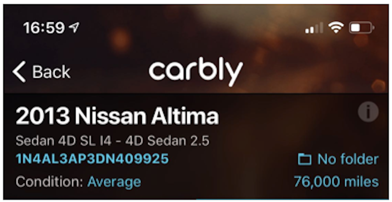 Edit Miles & Condition