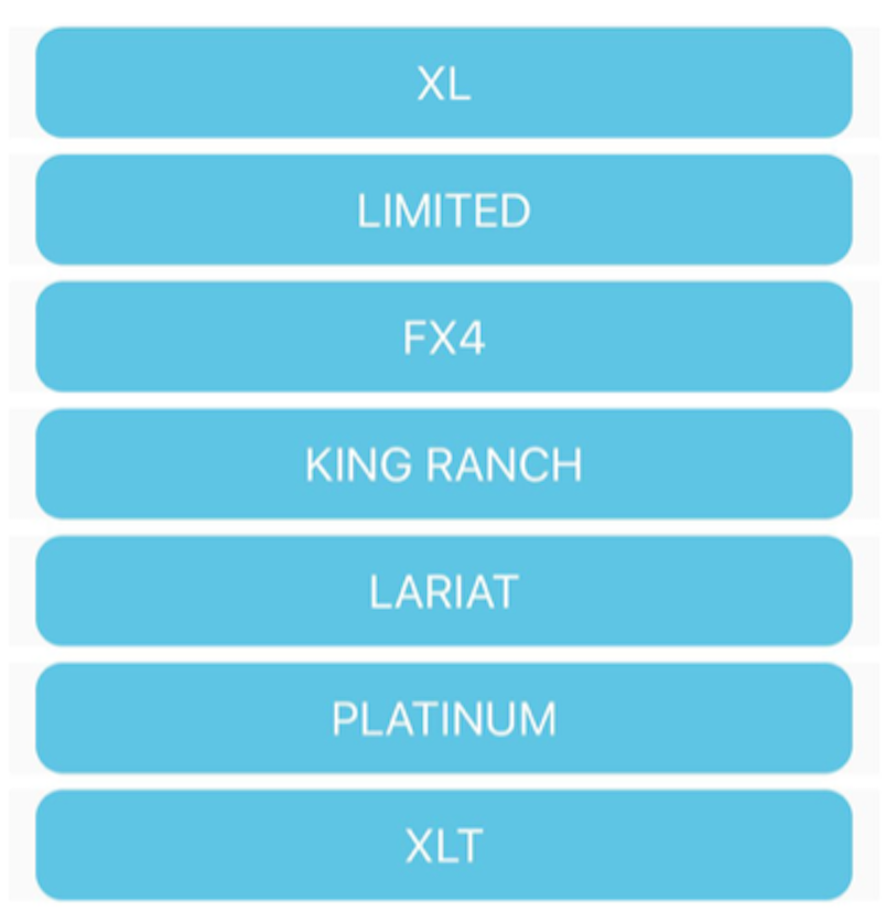 Simplified Trim Choices
